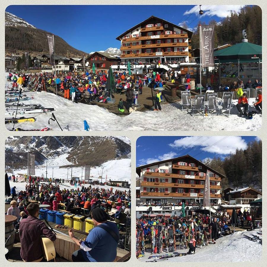 Hotel The Larix Ski-In Ski-Out Saas-Fee Esterno foto