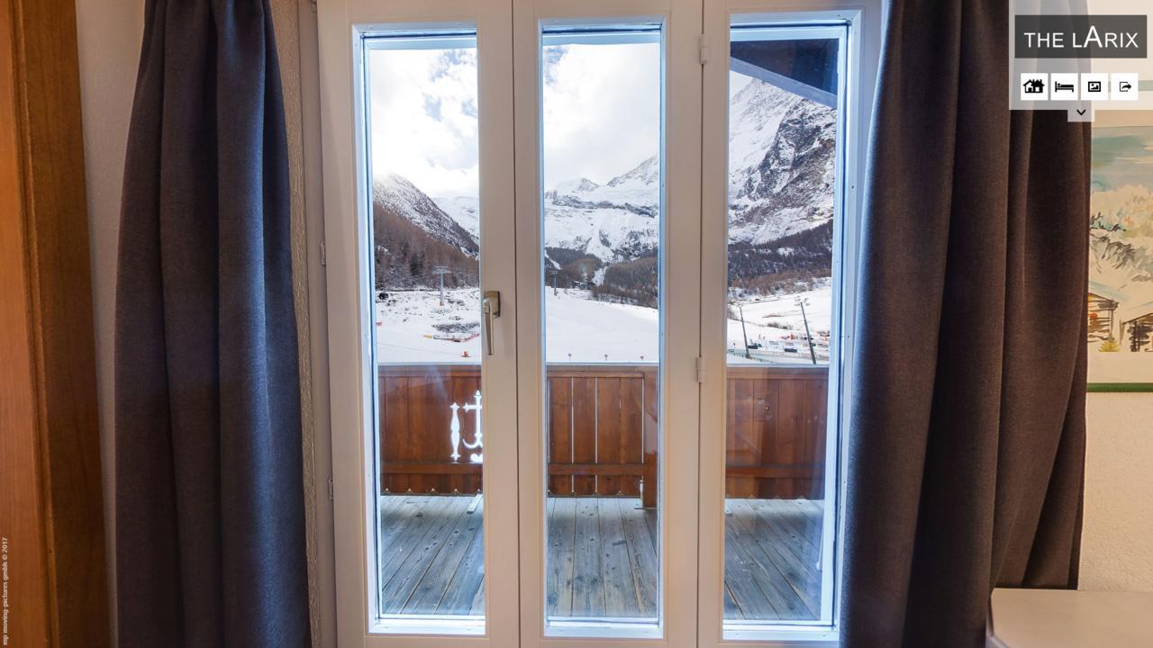 Hotel The Larix Ski-In Ski-Out Saas-Fee Esterno foto