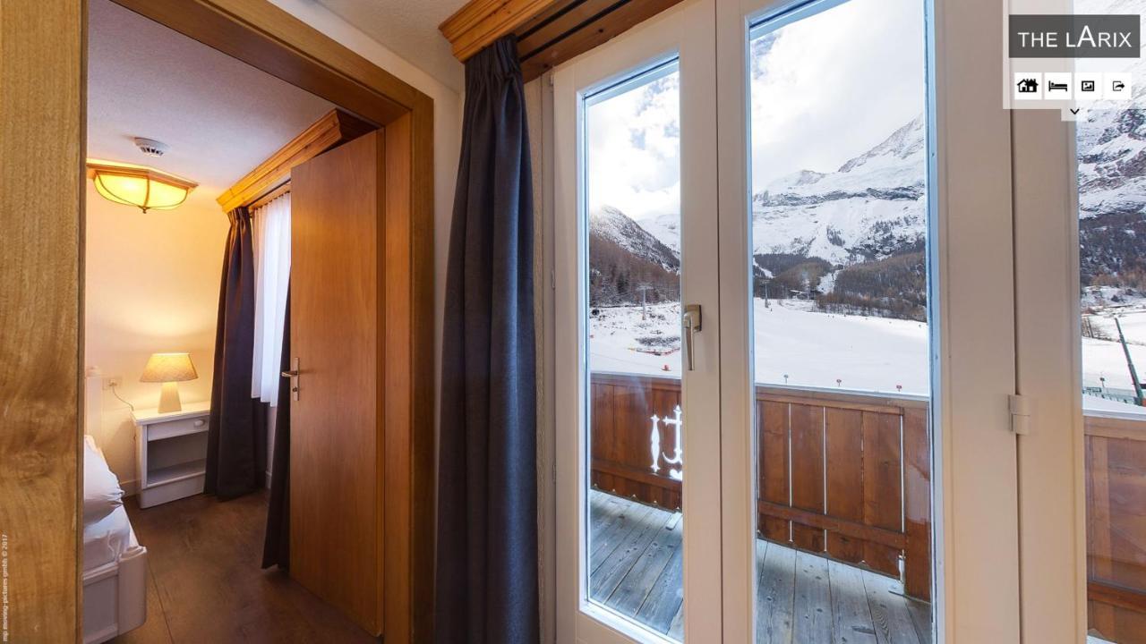 Hotel The Larix Ski-In Ski-Out Saas-Fee Esterno foto